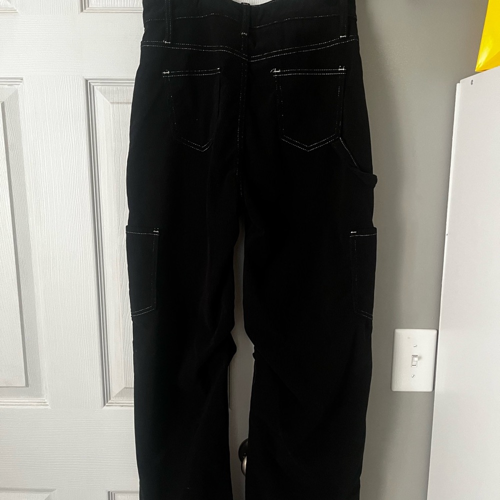 Dokotoo Black Cargo Pants